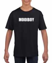 Mooiboy tekst t-shirt zwart kinderen