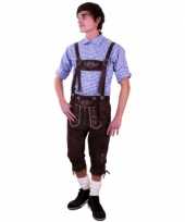 Oktoberfest lederhosen donkerbruin