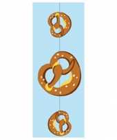 Oktoberfest slinger met pretzels 75 cm