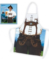 Oktoberfest thema keukenschort man