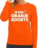 Oranje koningsdag oranje koorts sweater dames