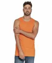 Oranje tops hemden voor heren