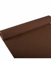 Papieren tafelloper bruin 300 x 40 cm
