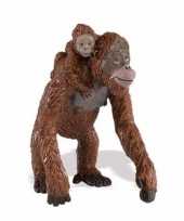 Plastic dieren orang oetan aapje 9 cm