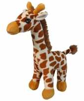 Pluche knuffels giraffes 25 cm