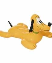 Pluto opblaasbaar ride on 117x107cm