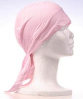 Roze gekleurde hoofddoek