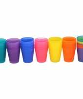 Roze kinder limonade drinkbekers 100 ml 6 stuks