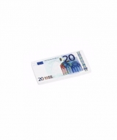 School spullen gummetjes 20 euro biljet