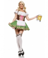 Sexy bierfeest jurk met kousen