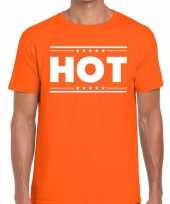 Toppers hot t-shirt oranje heren