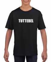 Tuttebel tekst t-shirt zwart meisjes