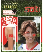 Velletje met turkije tattoos 9 stuks