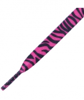 Veters in roze zebra print