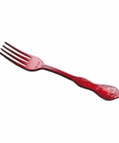 Voordelige rode plastic vorken
