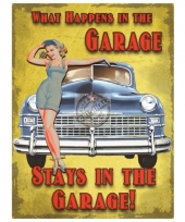 Wandplaat gadgets de garage