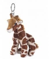 Wereld natuur fonds sleutelhanger giraffe