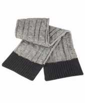 Winter sjaal grijs voor dames