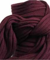 Wintersport shawls bordeaux voor volwassenen