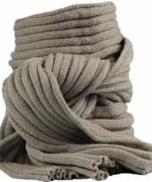 Wintersport shawls khaki voor volwassenen