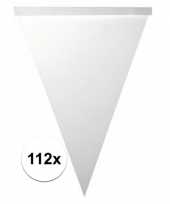 Zelf driehoekige slingers maken 112 vlaggetjes