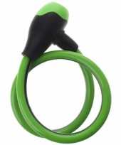 Zwart groen fietsslot 12 mm