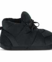 Zwarte sneaker model sloffen pantoffels voor heren